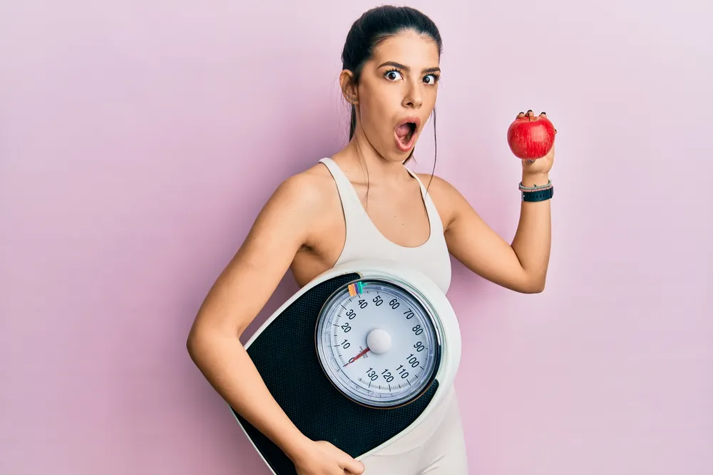 kobieta której udało się zrzucić nadmierne kilogramy dzięki diecie